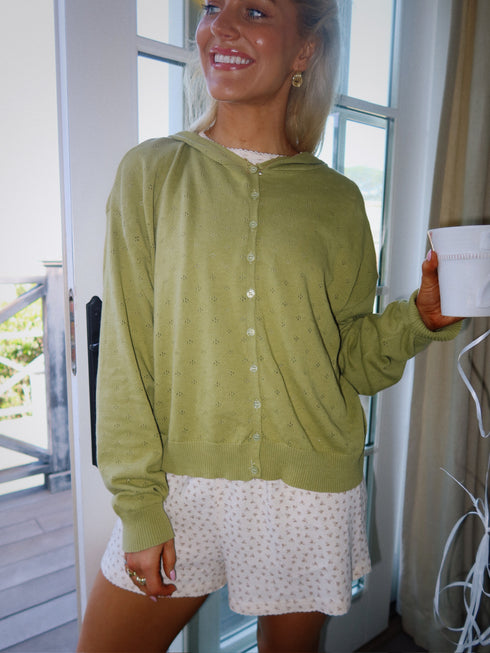 Daily Girl Hoodie // Matcha