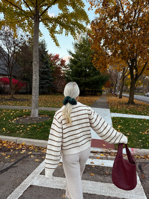 Easy Street Striped Cardigan *RESTOCKED*