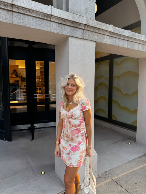 Wildflower Satin Dress