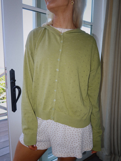 Daily Girl Hoodie // Matcha