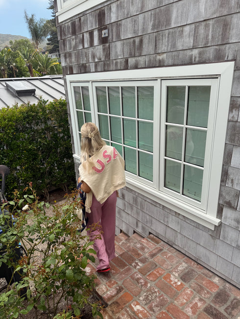 Sunny and Striped Pants // Red