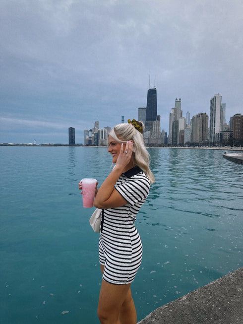 Summer Hunny Striped Romper *RESTOCKED*