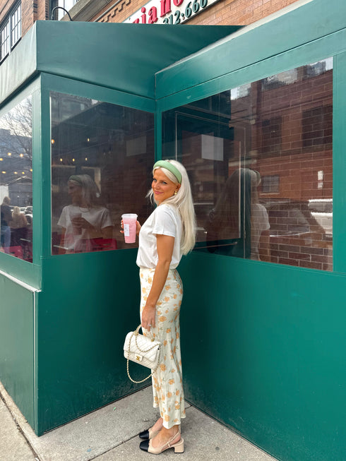 Secret Garden Satin Skirt