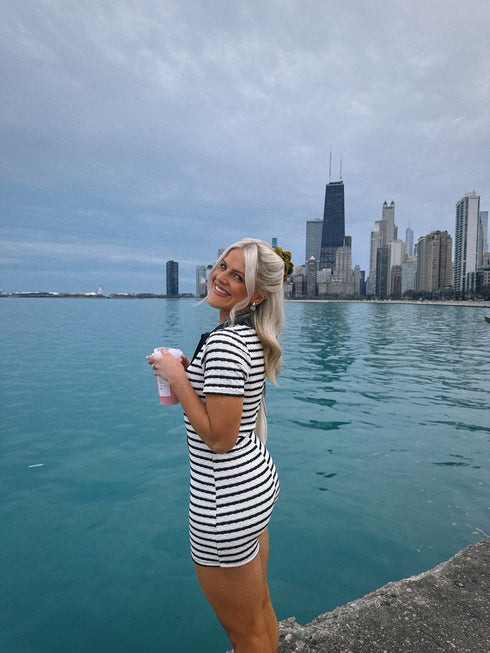 Summer Hunny Striped Romper *RESTOCKED*