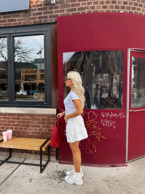 Cutesy Spring Ditsy Skirt