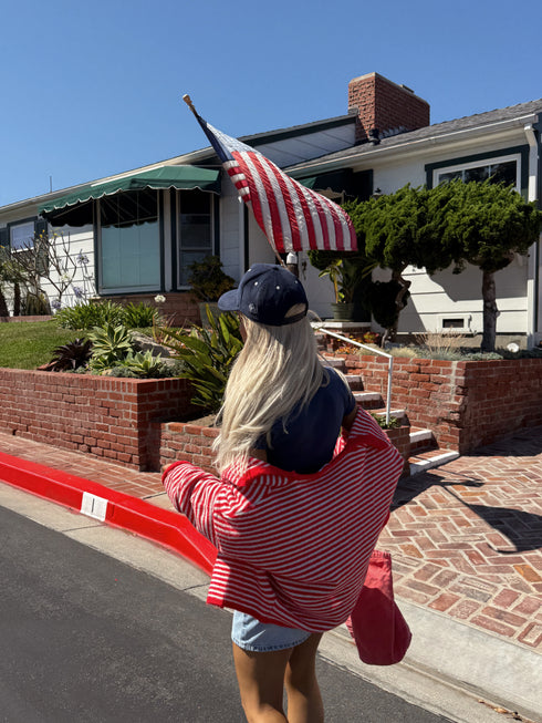 Coco Cutie Cardigan // Red Stripe *RESTOCKED*
