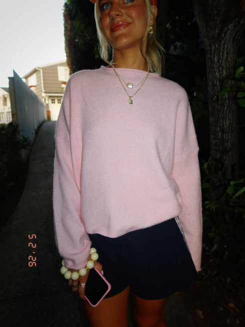 Sun Club Knit // Baby Pink
