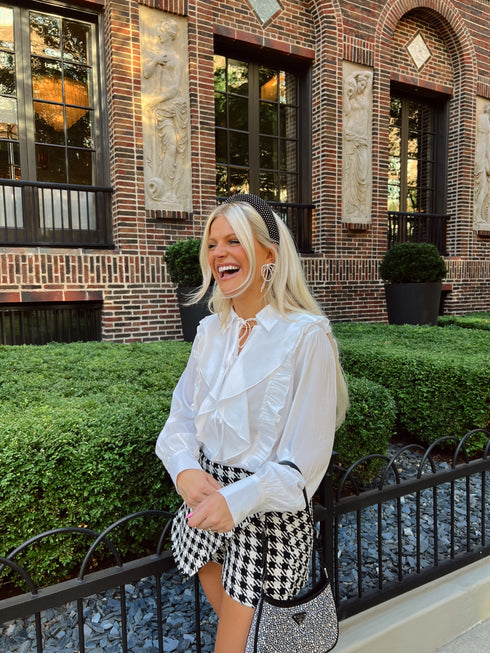 Upper East Side Frill Top