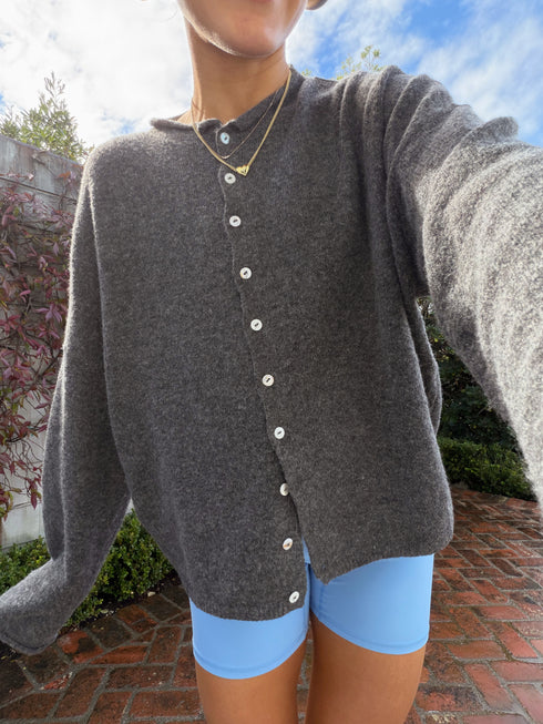Coco Cutie Cardigan // Heather