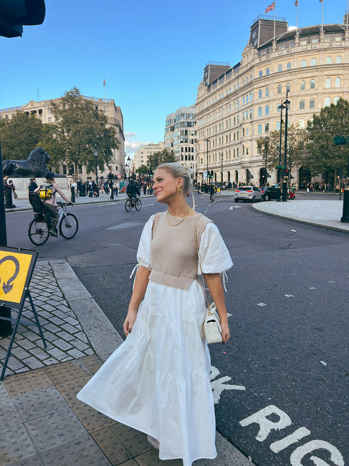 Fall in Paris Dress // White
