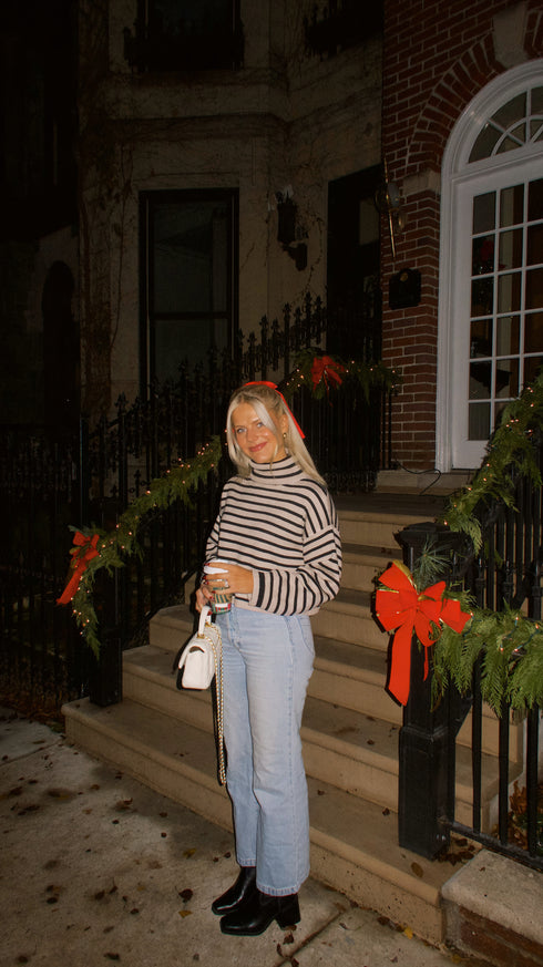 Hype Girl Striped Sweater