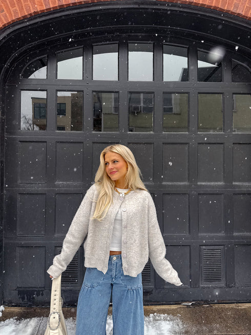 The Kennedy Cardigan // Gray