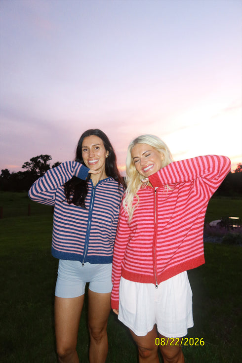 Club Cutie Zip-Up // Cherry