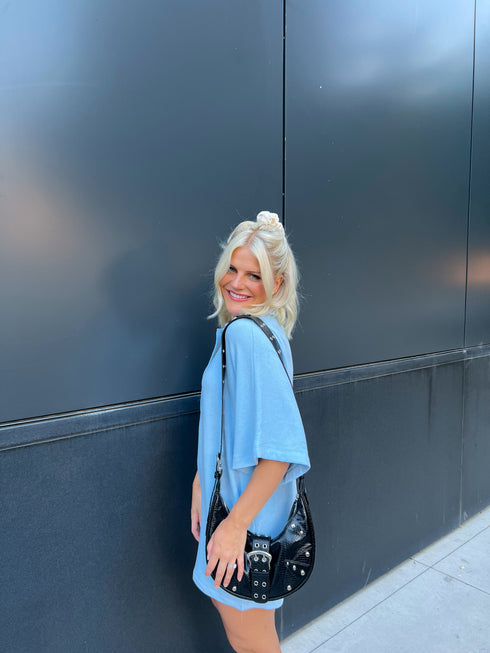 Summer BFF Romper// Sky Blue