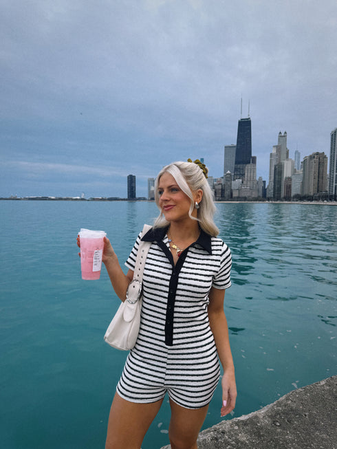 Summer Hunny Striped Romper *RESTOCKED*