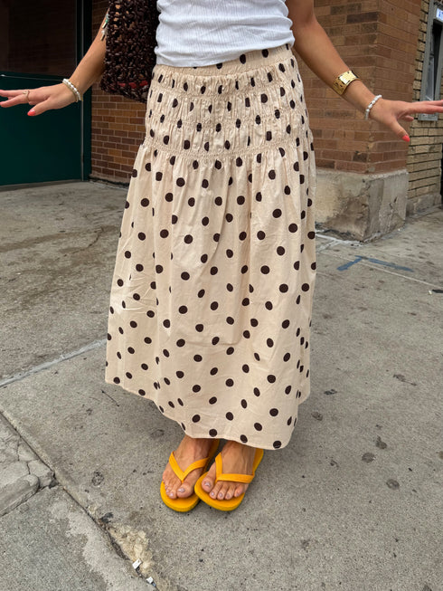 Tiramisu Skirt // Cream