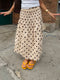Tiramisu Skirt // Cream