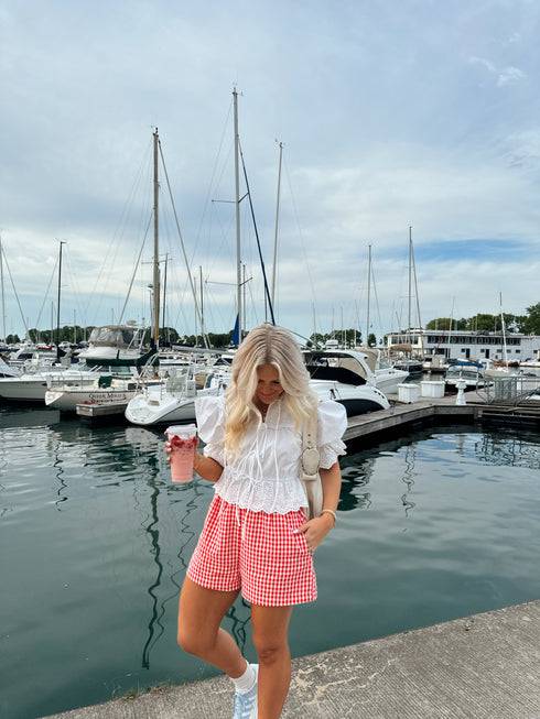 Starry Eyed Shorts // Red
