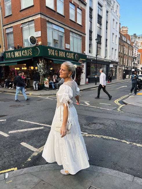 Fall in Paris Dress // White