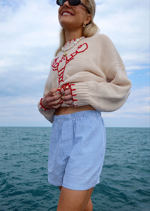 Sail Away Striped Short