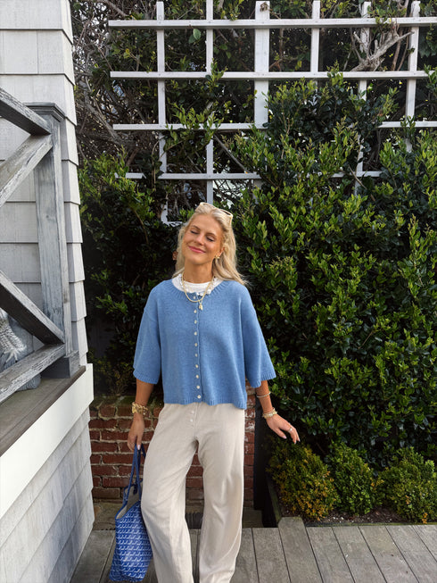 Coastal Cardigan // Ocean Blue