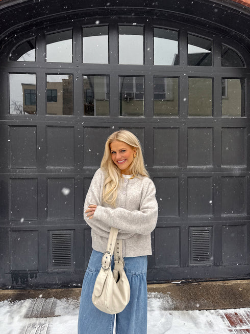 The Kennedy Cardigan // Gray