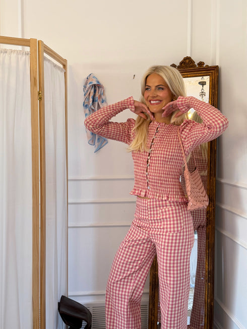 Gracie Gingham Top