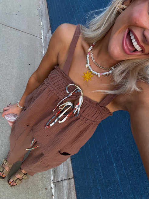 Picnic Princess Pant// Brown