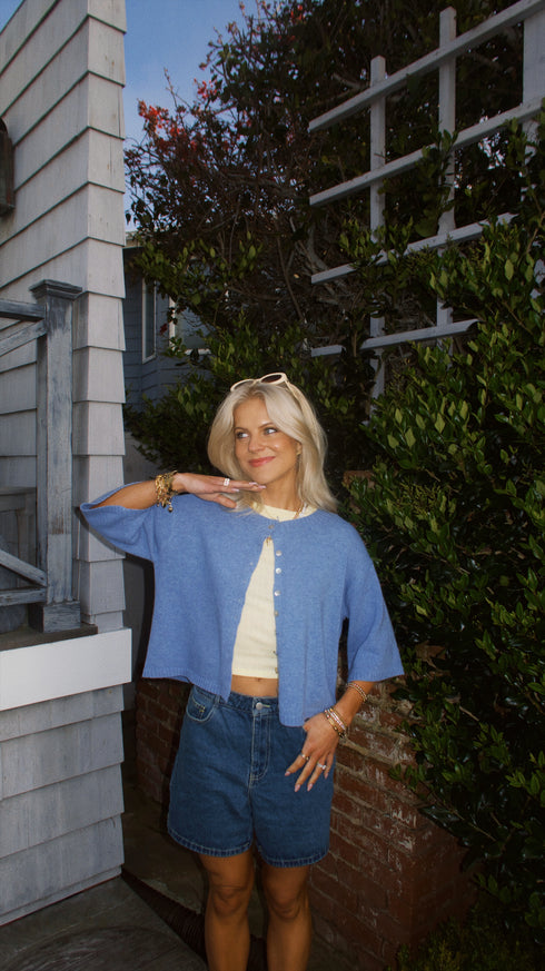 Coastal Cardigan // Ocean Blue