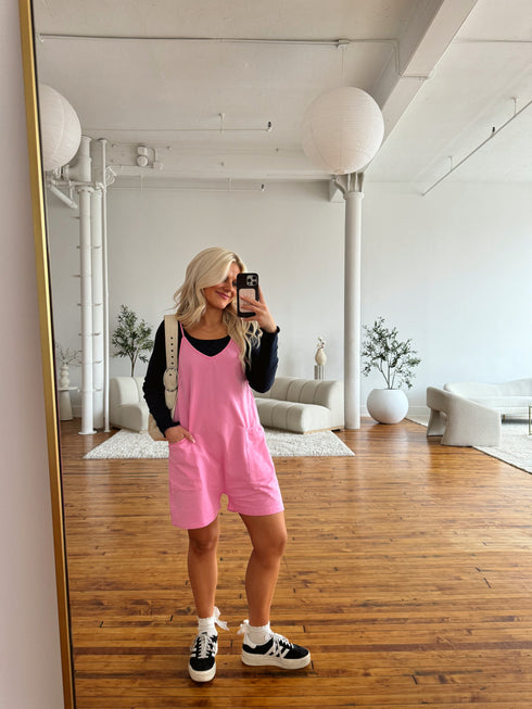 Summer People Romper // Pink