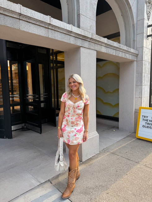 Wildflower Satin Dress