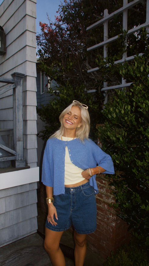 Coastal Cardigan // Ocean Blue