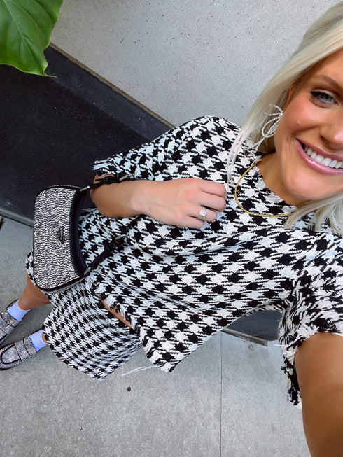 Bow & Pearl Set// Black