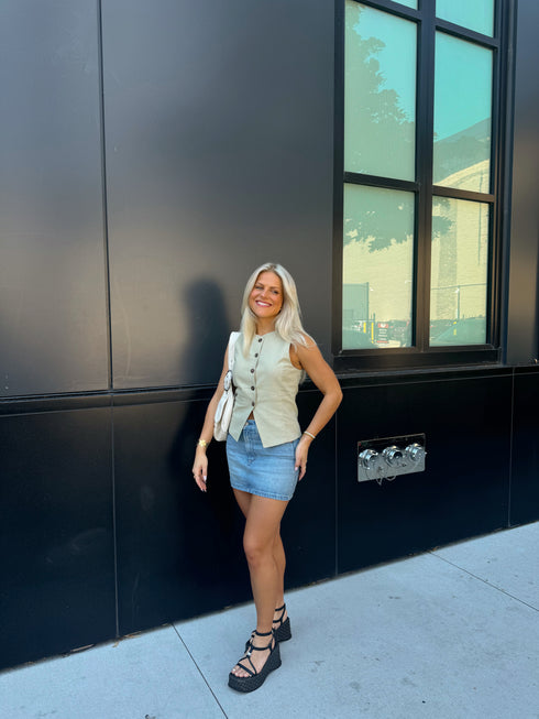 Sofia Summer Top // Sage