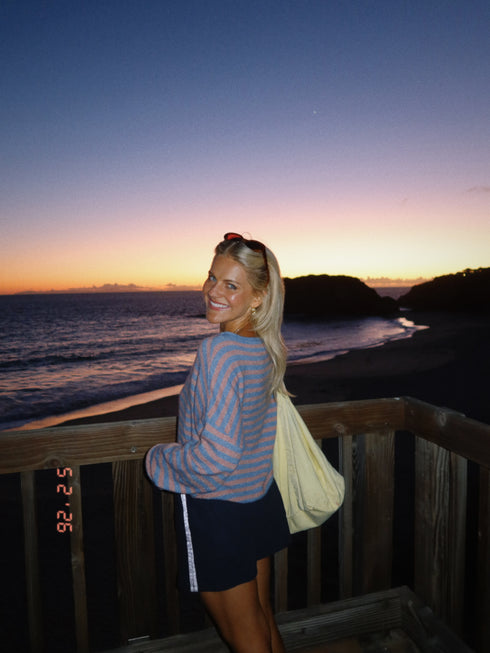 Sun Club Knit // Seabreeze Stripe
