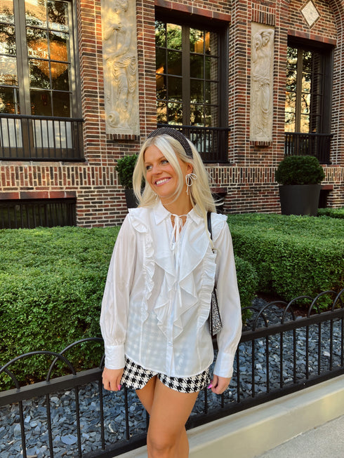 Upper East Side Frill Top