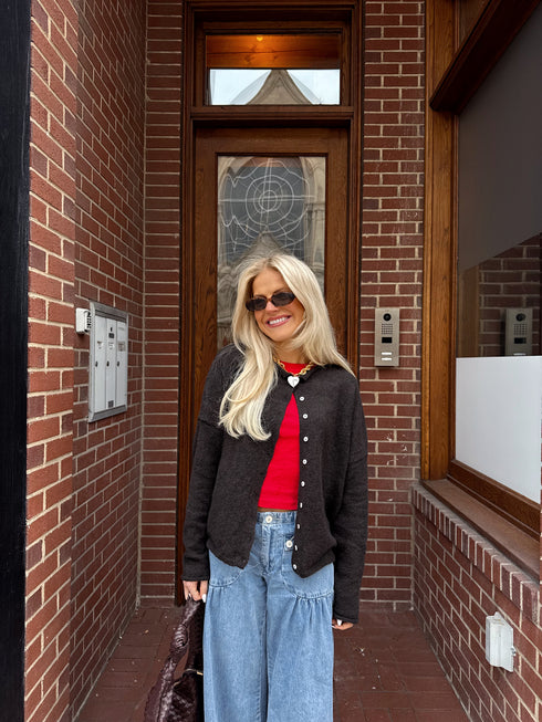 Coco Cutie Cardigan // Chocolate