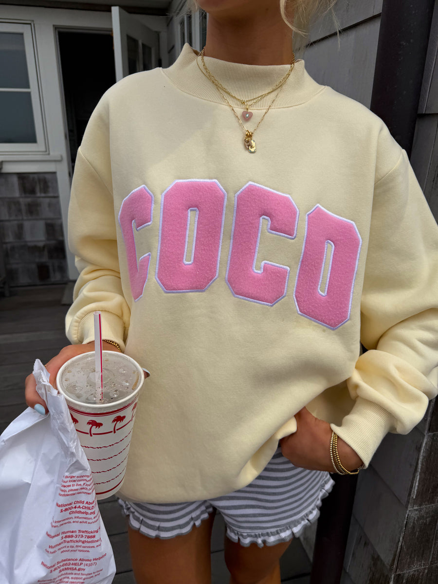 Coco Girl Mockneck // Lemonade – Coco McCall Shop