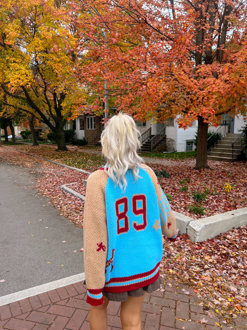 End Game Knit Jacket// Aquamarine