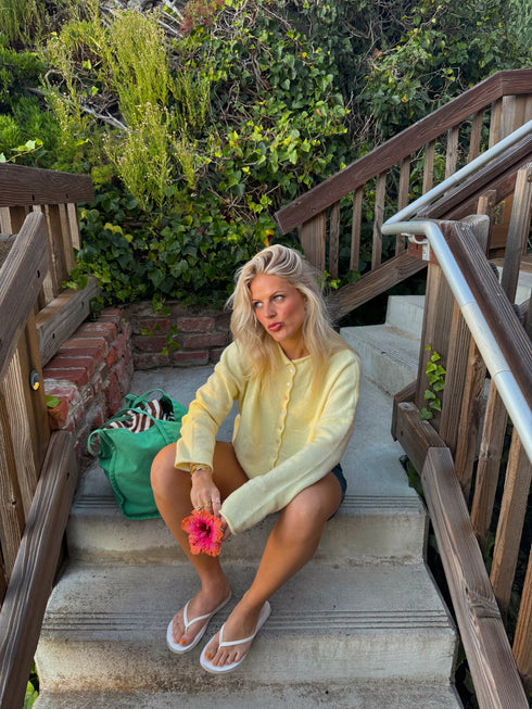 Coco Cutie Cardigan // Butter Yellow *RESTOCKED*