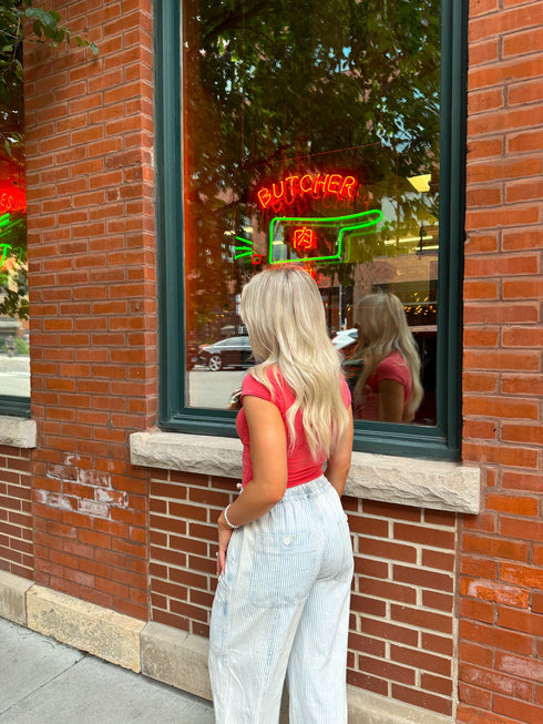 Beach Town Striped Pant