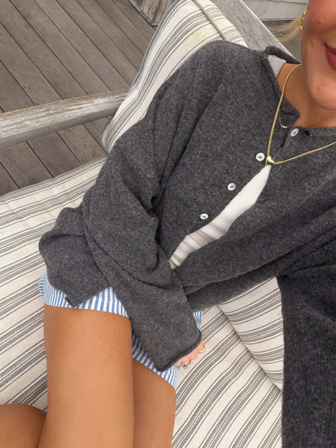 Coco Cutie Cardigan // Heather