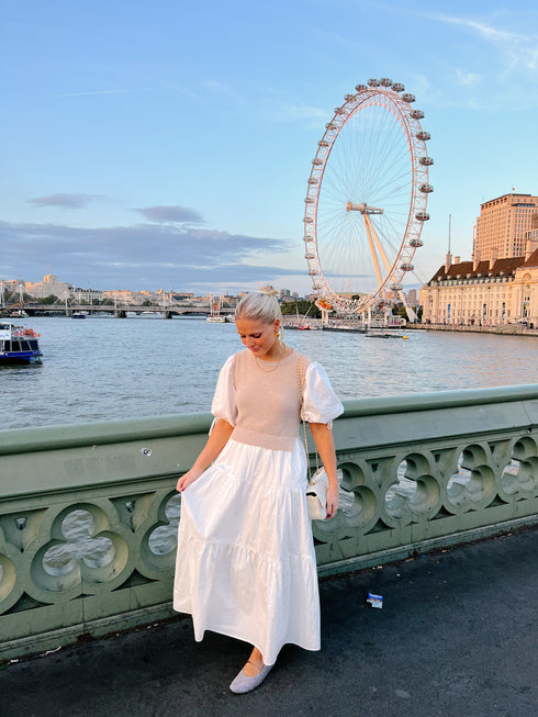 Fall in Paris Dress // White