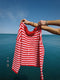 Coco Cutie Cardigan // Red & Pink Stripe