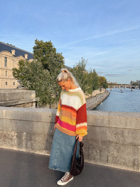 Autumn Energy Striped Sweater