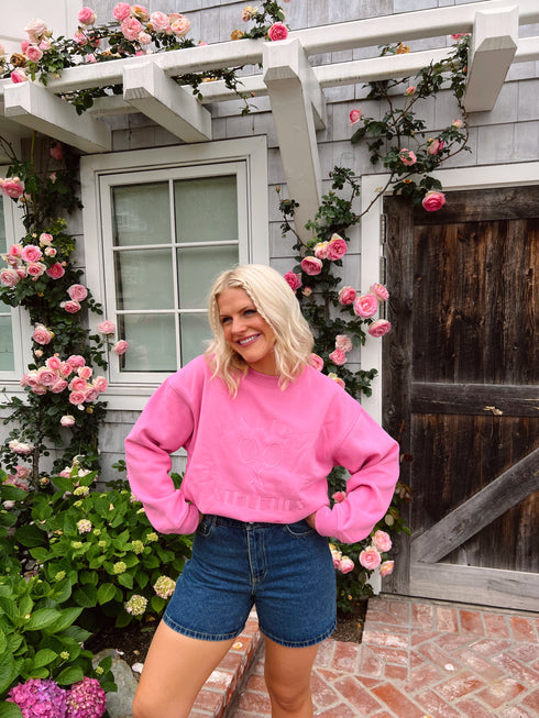 Mali-boo Babe Pullover// Pink