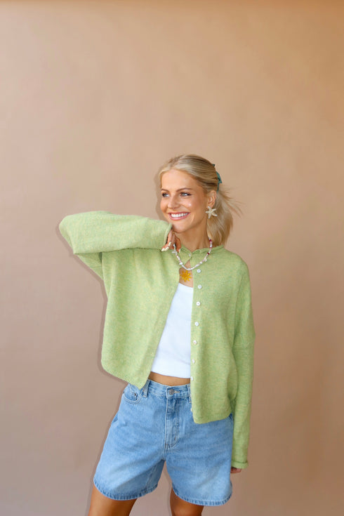 Coco Cutie Cardigan // Lime *RESTOCKED*