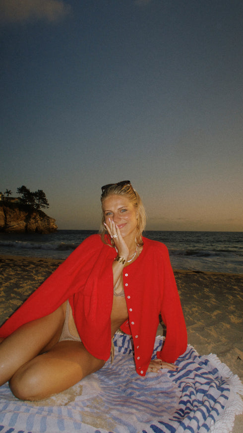 Coco Cutie Cardigan // Red *PREORDER*