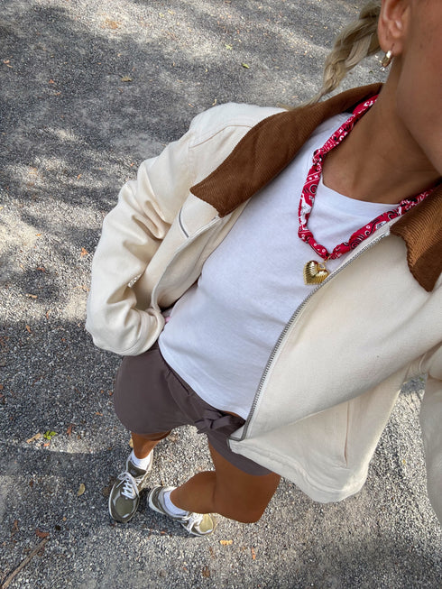 Bandana Babe Necklace // Red