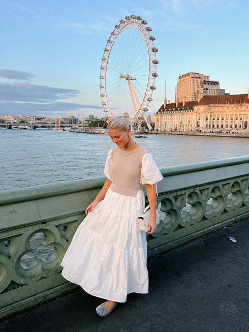 Fall in Paris Dress // White